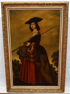 Marina (Según Francisco de Zurbarán) - Óleo sobre tela