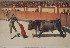 Five images from the popular 1886 Spanish Bullfighting Journal La Lidia