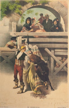 Cinco imágenes de la popular revista taurina española de 1886 La Lidia