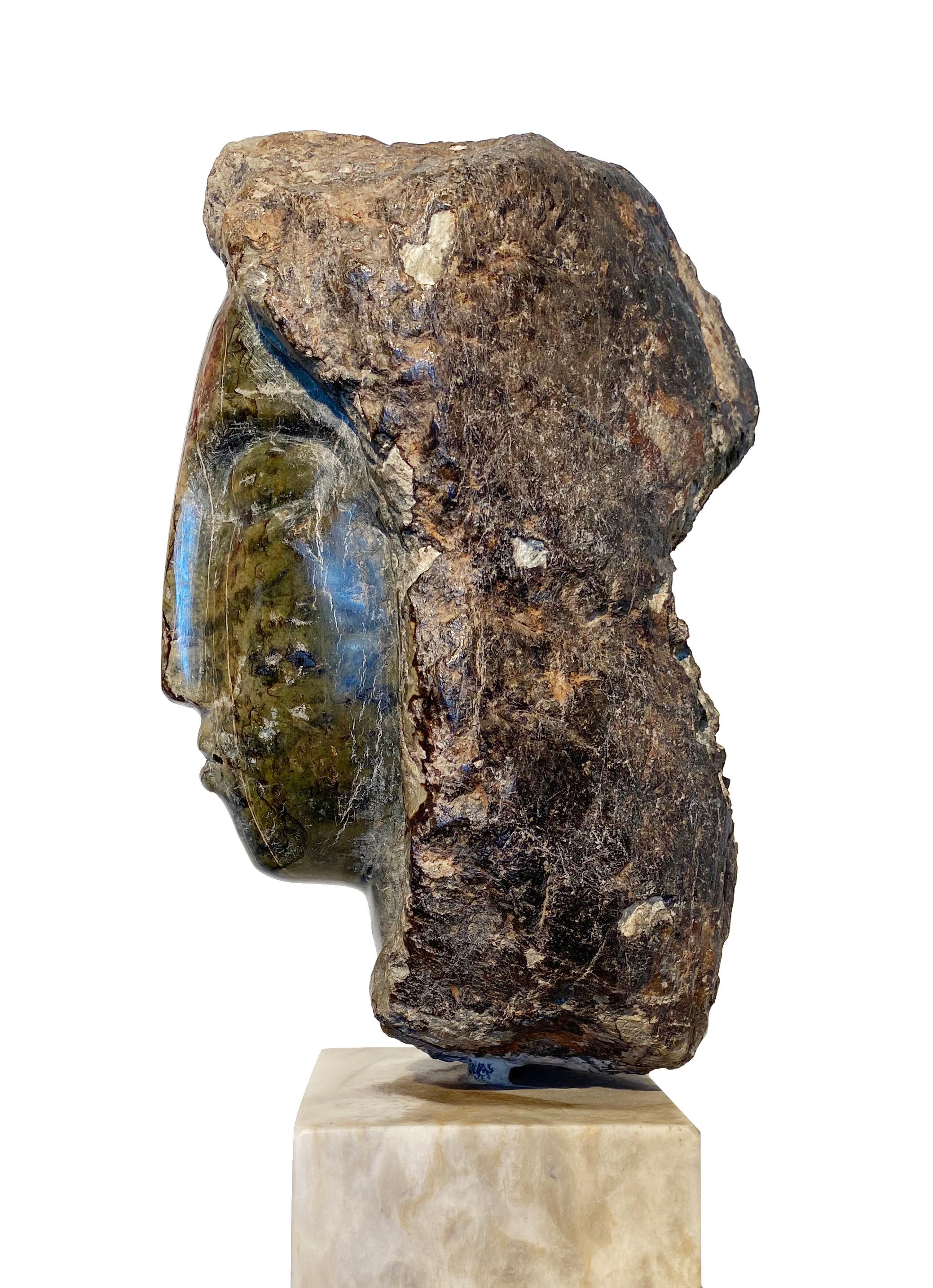 Tête d'une femme - Modernisme américain Sculpture par Jose de Creeft