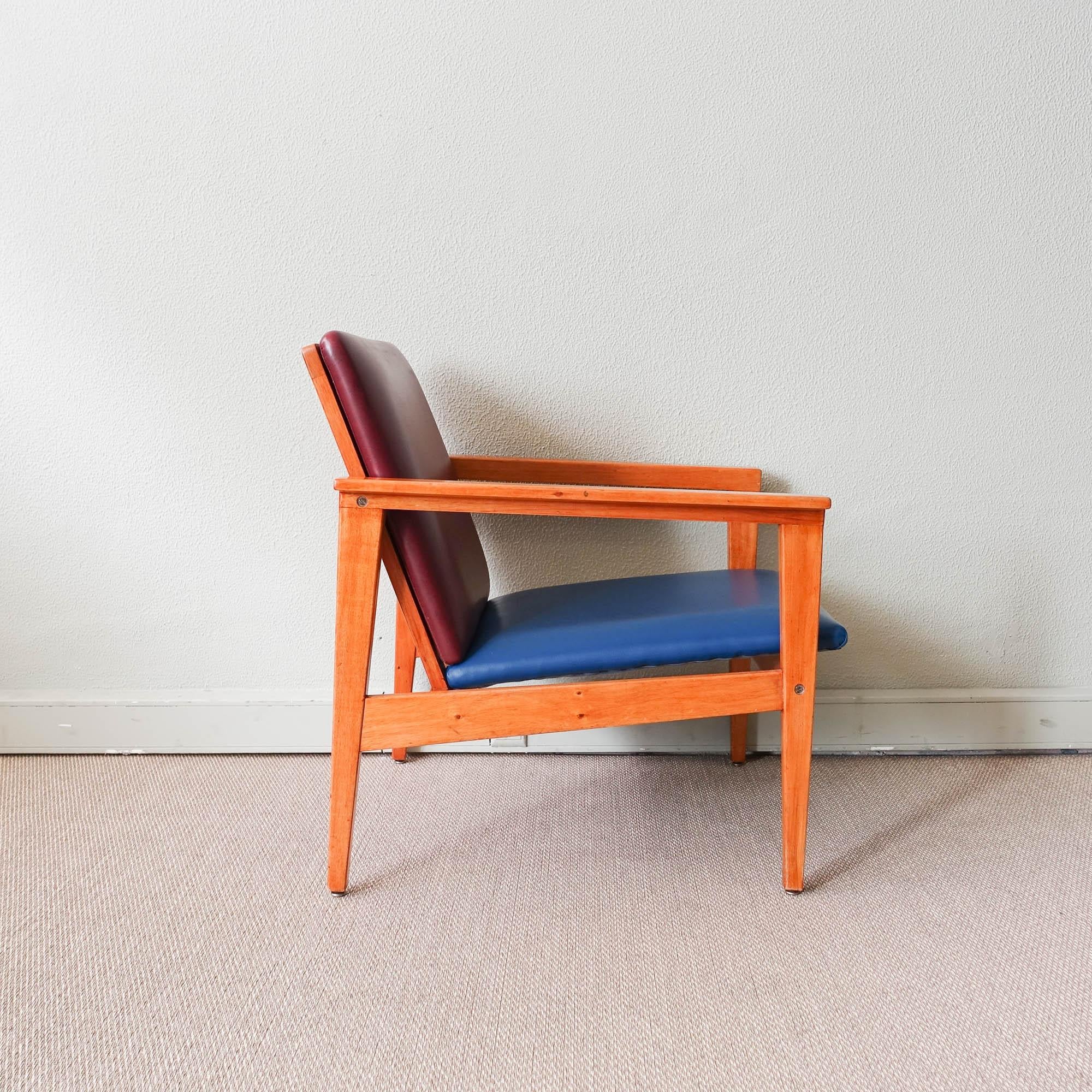 Mid-20th Century José Espinho Armchair Model Prefa for Móveis Olaio, 1962 For Sale