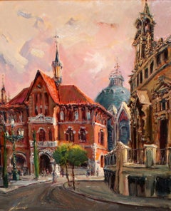 Parrocchia di Santos Juanes (Valencia) - Olio su tela - Anni '80-'90