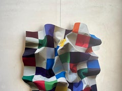 "Ellsworth Kelly", 1/1, peinture sur aluminium découpé, art cinétique pop, 60 x 60 cm