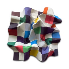 "Ellsworth Kelly", 1/1, Painting on cut aluminium, Pop Kinetic art, 60 x 60 cm