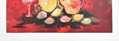 Still Life - Original Lithograph by José Guevara - Late 20th Century