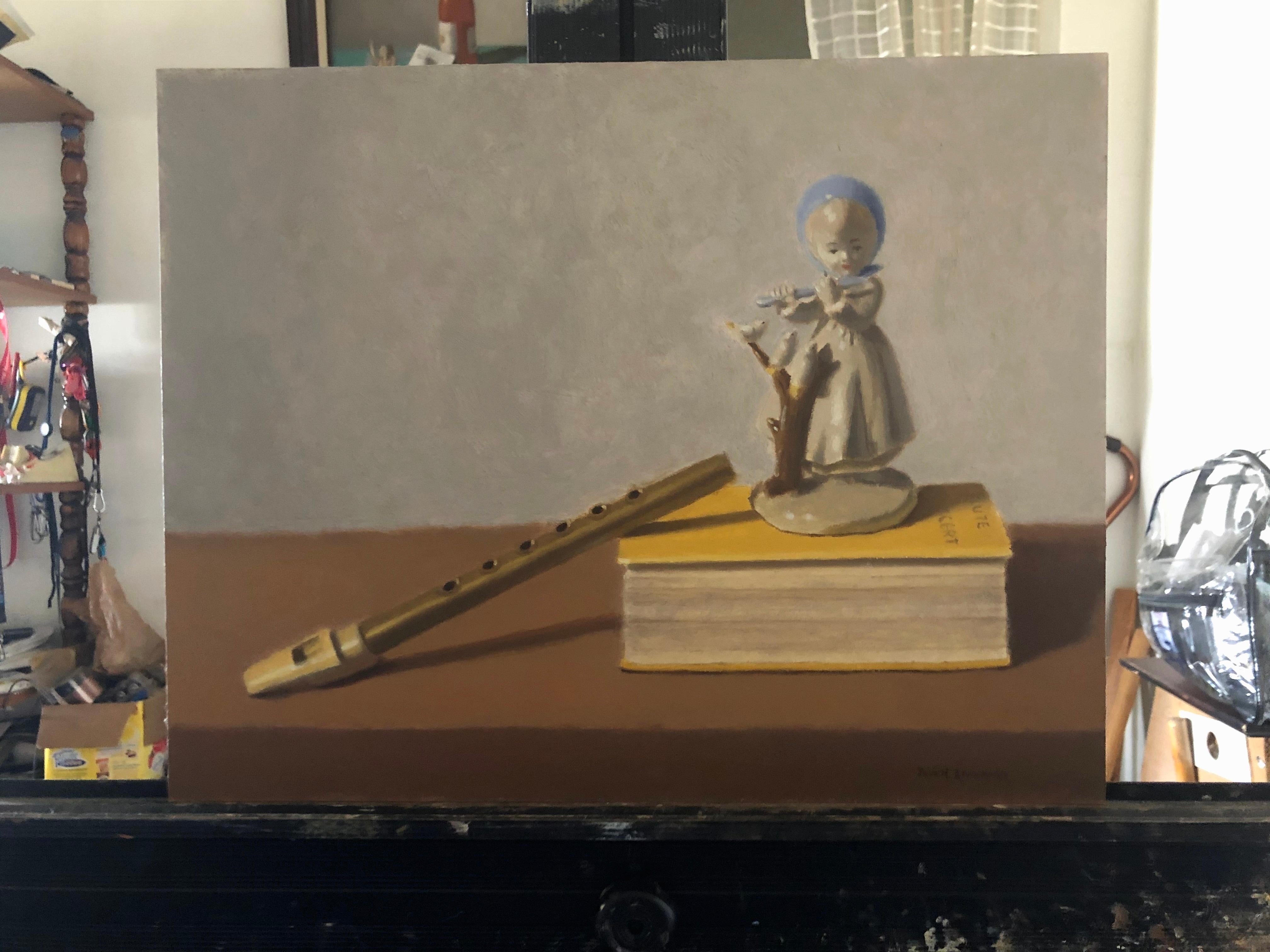 Tempo di concerti, Pittura a olio - Still-Life Painting Marrone di Jose H. Alvarenga