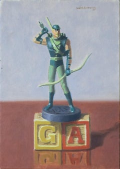 The Green Arrow, Oil Painting