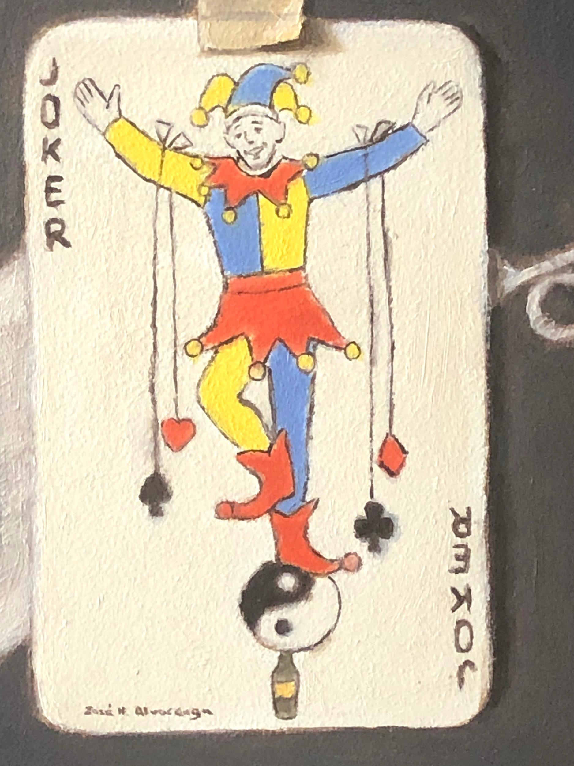 joker card painting