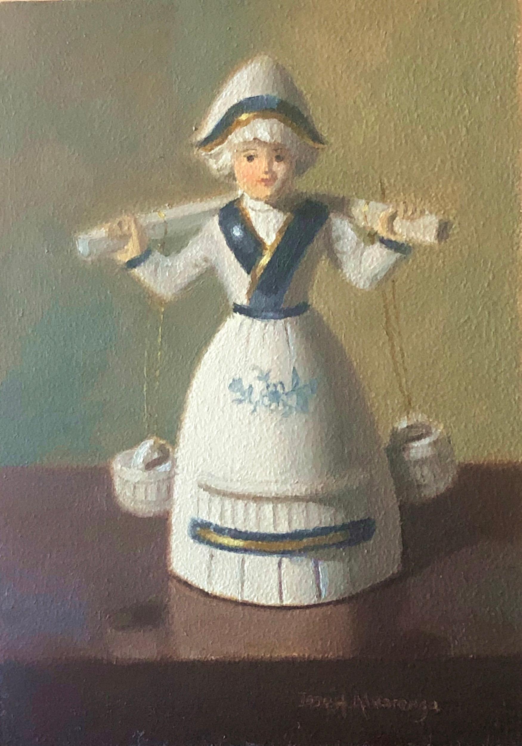 The Milkmaid, Oil Painting