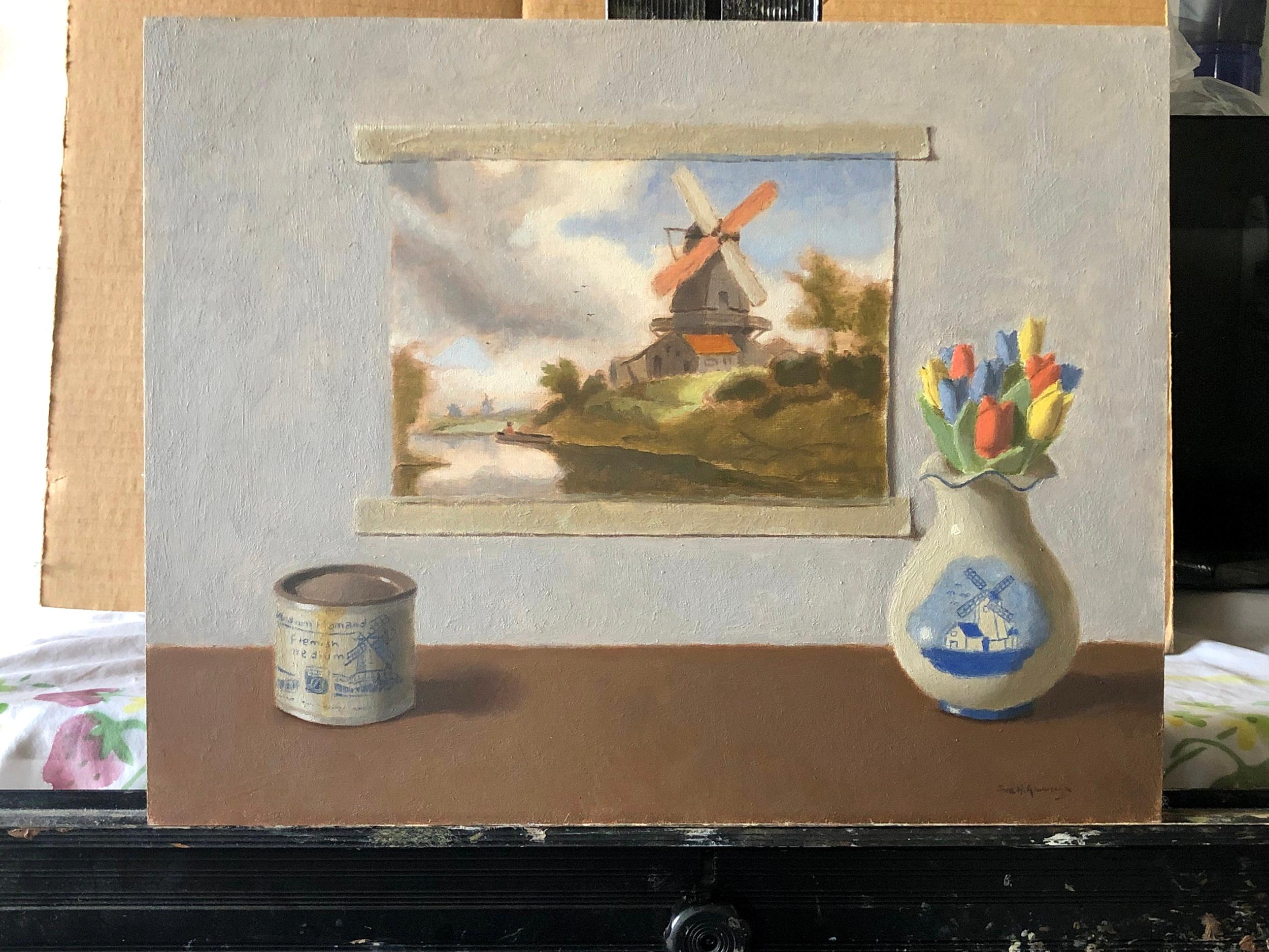 <p>Commenti dell'artista<br />Fa parte della serie di mulini a vento dell'artista Jose H. Alvarenga. 