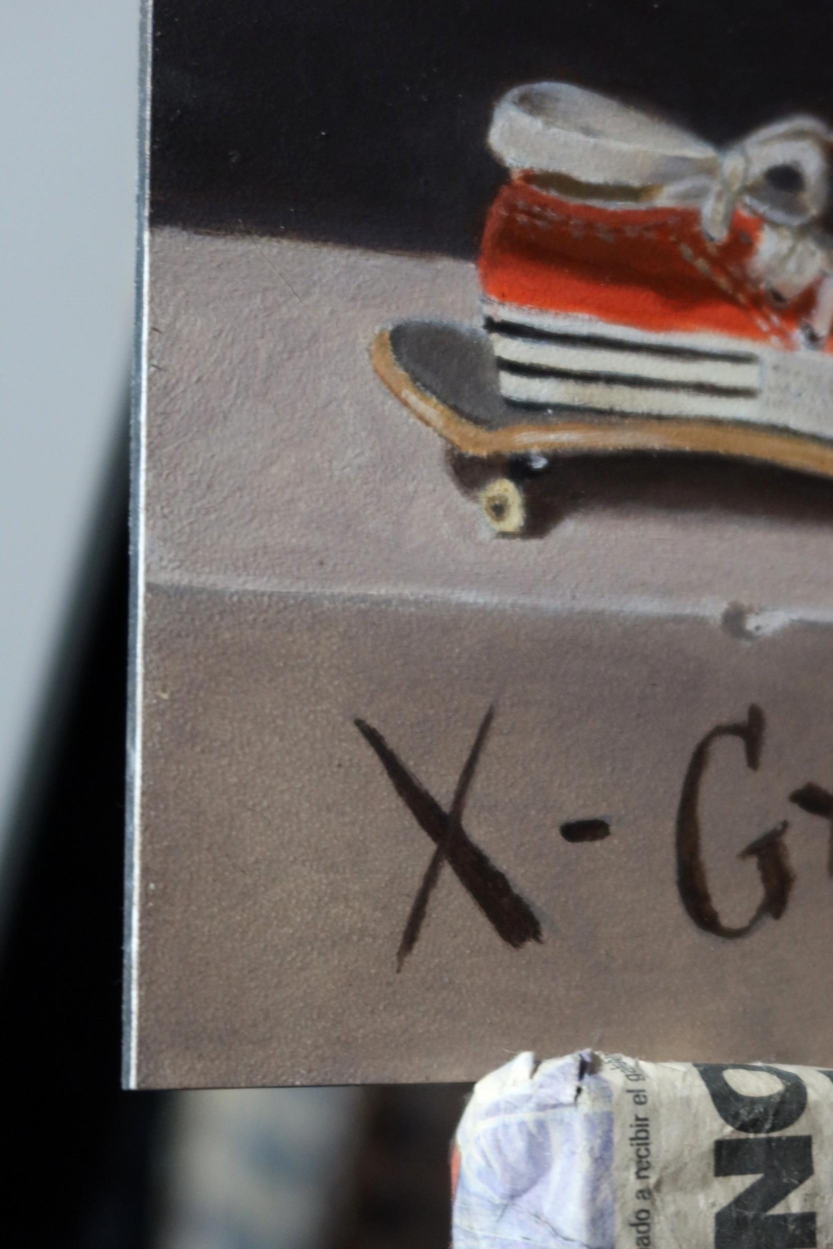 X Games, Pintura al óleo - Art Contemporáneo de Jose H. Alvarenga