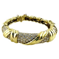 Jose Hess 14K Gelbgold Diamant-Armreif 6 Karat