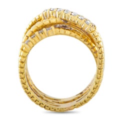 Anillo de diamantes Jose Hess de oro amarillo de 18 quilates de 0,60 ct