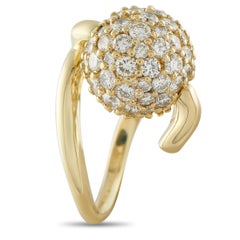 Jose Hess Anillo de diamantes de 3,50 ct en oro amarillo de 18 quilates JH37-031226