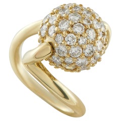 Jose Hess Anillo de diamantes de 3,50 ct en oro amarillo de 18 quilates JH37-031226
