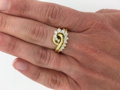 Jose Hess Diamond Swirl Ring
