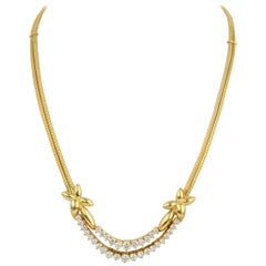 Jose Hess Gold and Diamond Necklace
