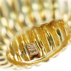 Jose Hess Bague fantaisie en or et saphir, 18 carats