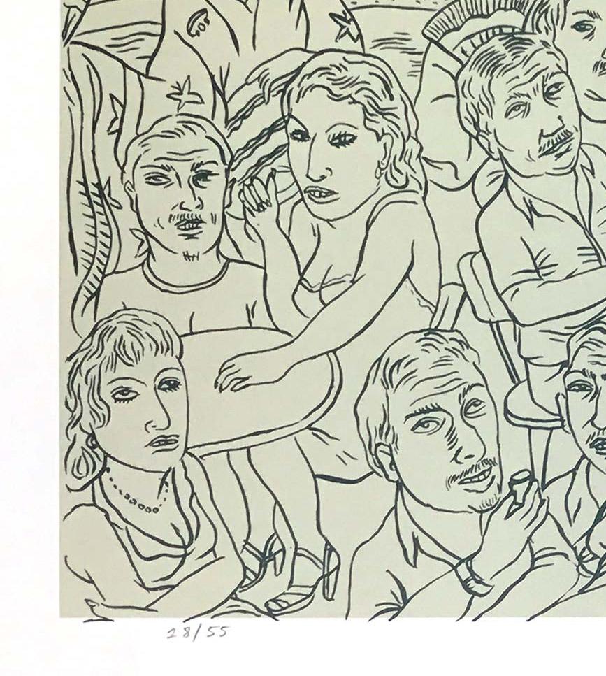 Signed and numbered print, completed at Self Help Graphics in Los Angeles.

JOSE LOZANO received his Master of Fine Arts from California State University, Fullerton. His drawings and paintings have been exhibited widely at venues that include the