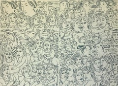 Club Japonesas, scene of crowd in dance club, by Jose Lozano