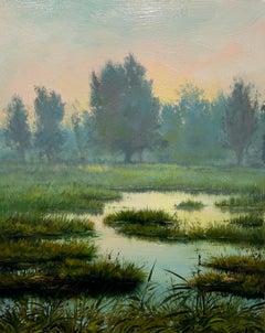 Sunrise Mist, Oil Painting