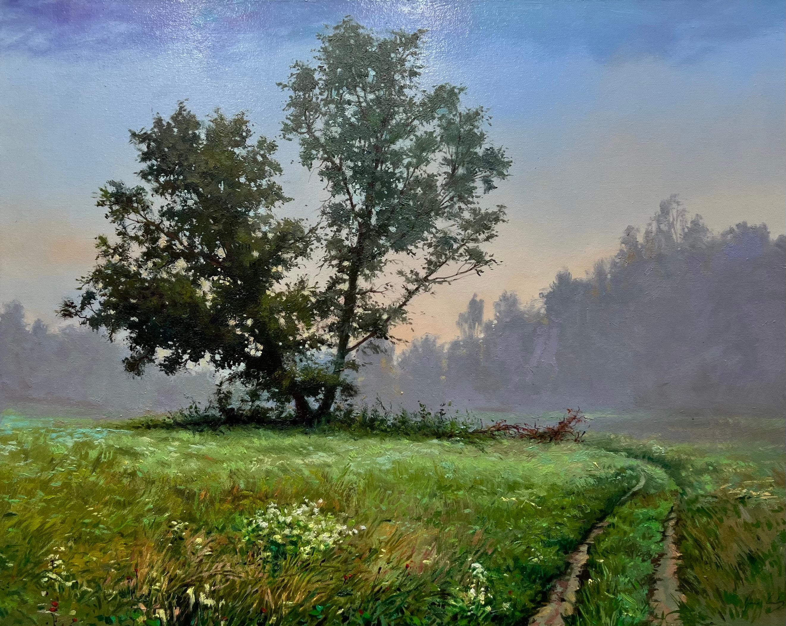 The Path, Oil Painting - Art by Jose Luis Bermudez