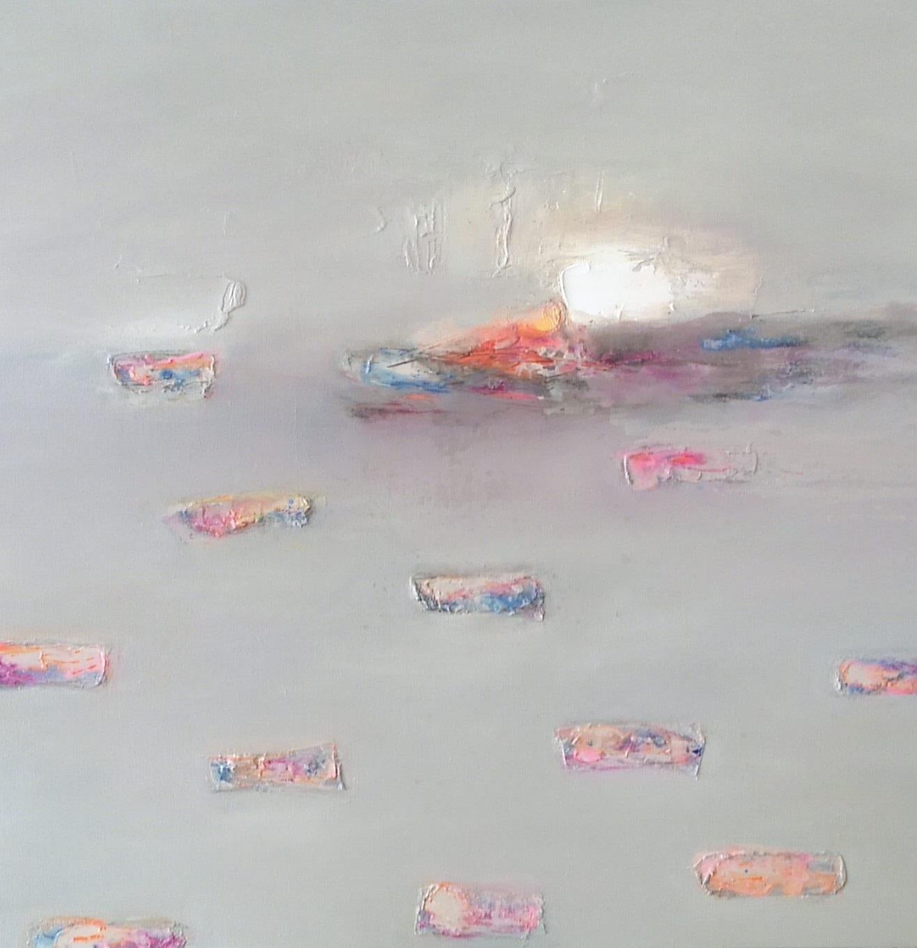 Abstract Painting di José Luis Bustamante - Vento Mistico, 2017