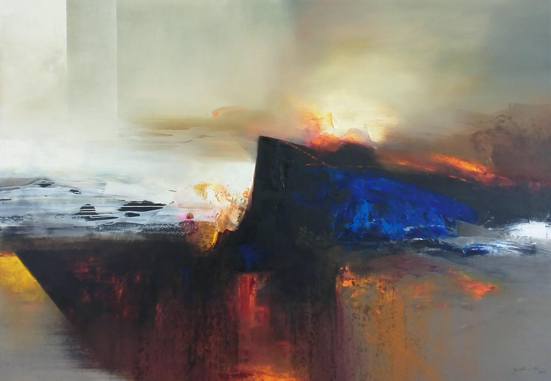 José Luis Bustamante Abstract Painting – TIERRA DEL SOL / Sonnenland 2016