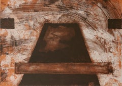 José Luis Bustamante, 'Templo' (coffee), 2004, Engraving, 19.7x27.6 in