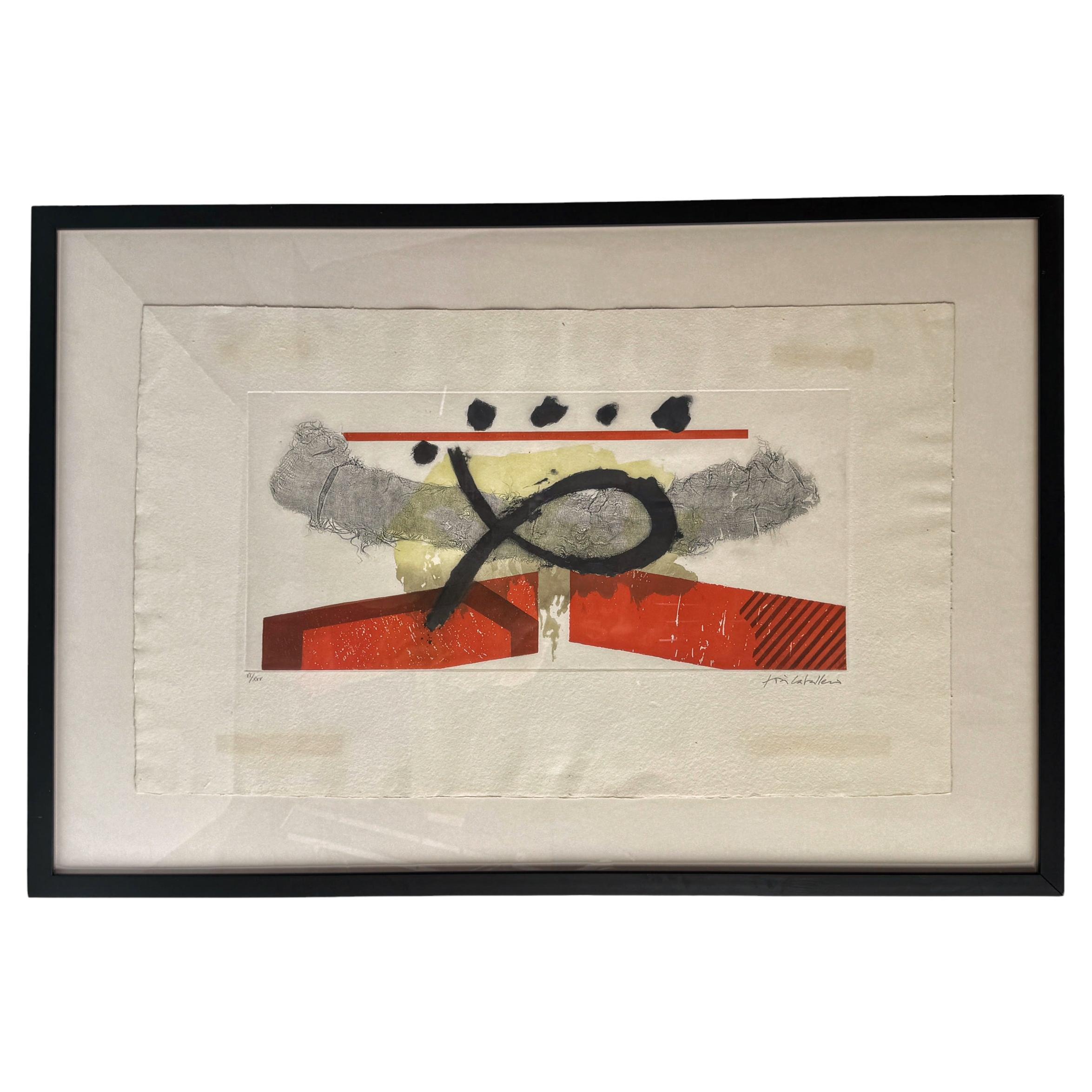 José Luis Caballero (espagnol, 1916-1991) Lithographie sans titre VI/XXV