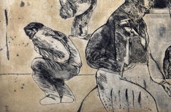 El Cuarto Amarillo, Signed Etching by Jose Luis Cuevas