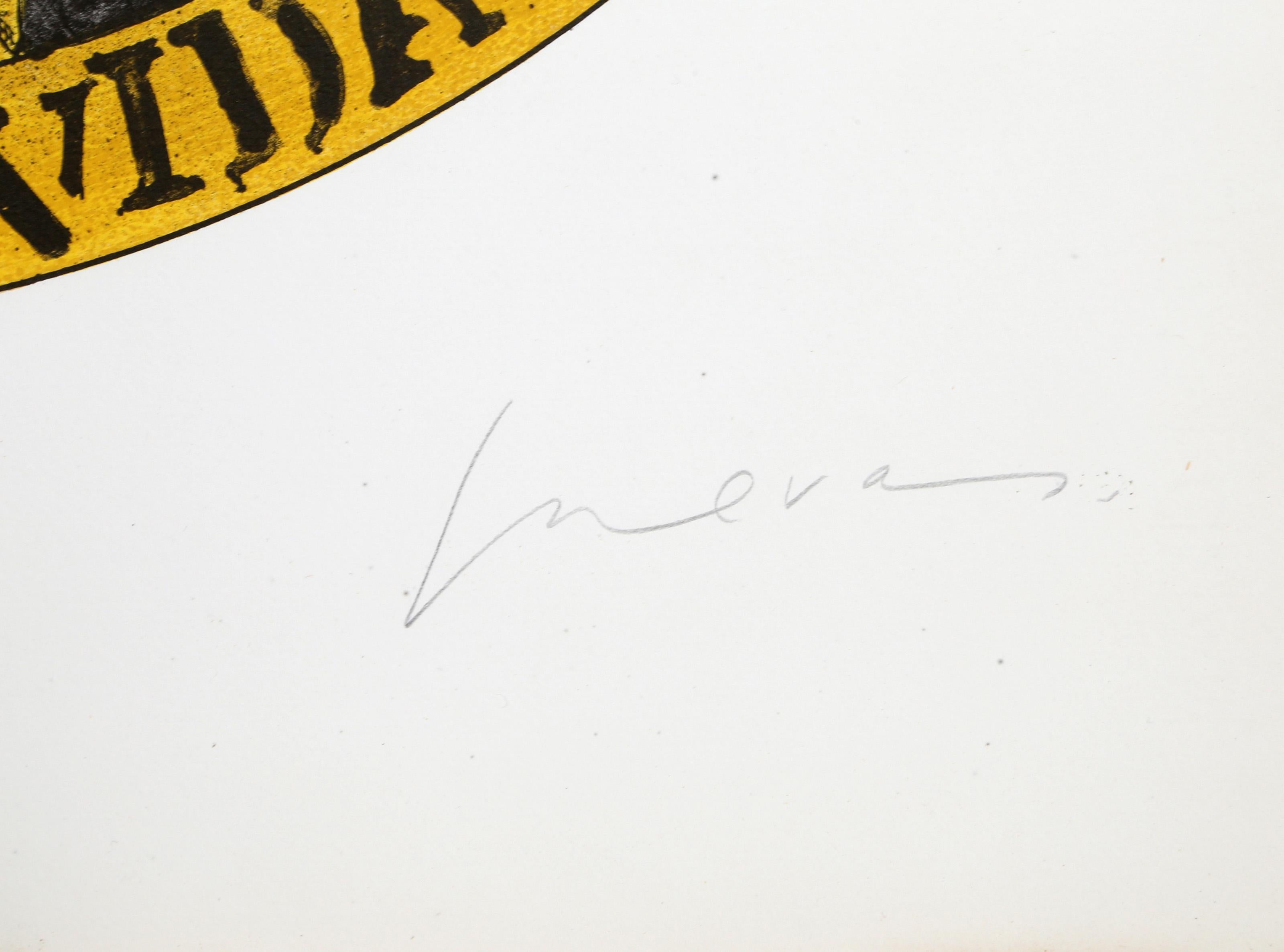 Hechizera Antiqua, Surrealist Lithograph by José Luis Cuevas For Sale 2