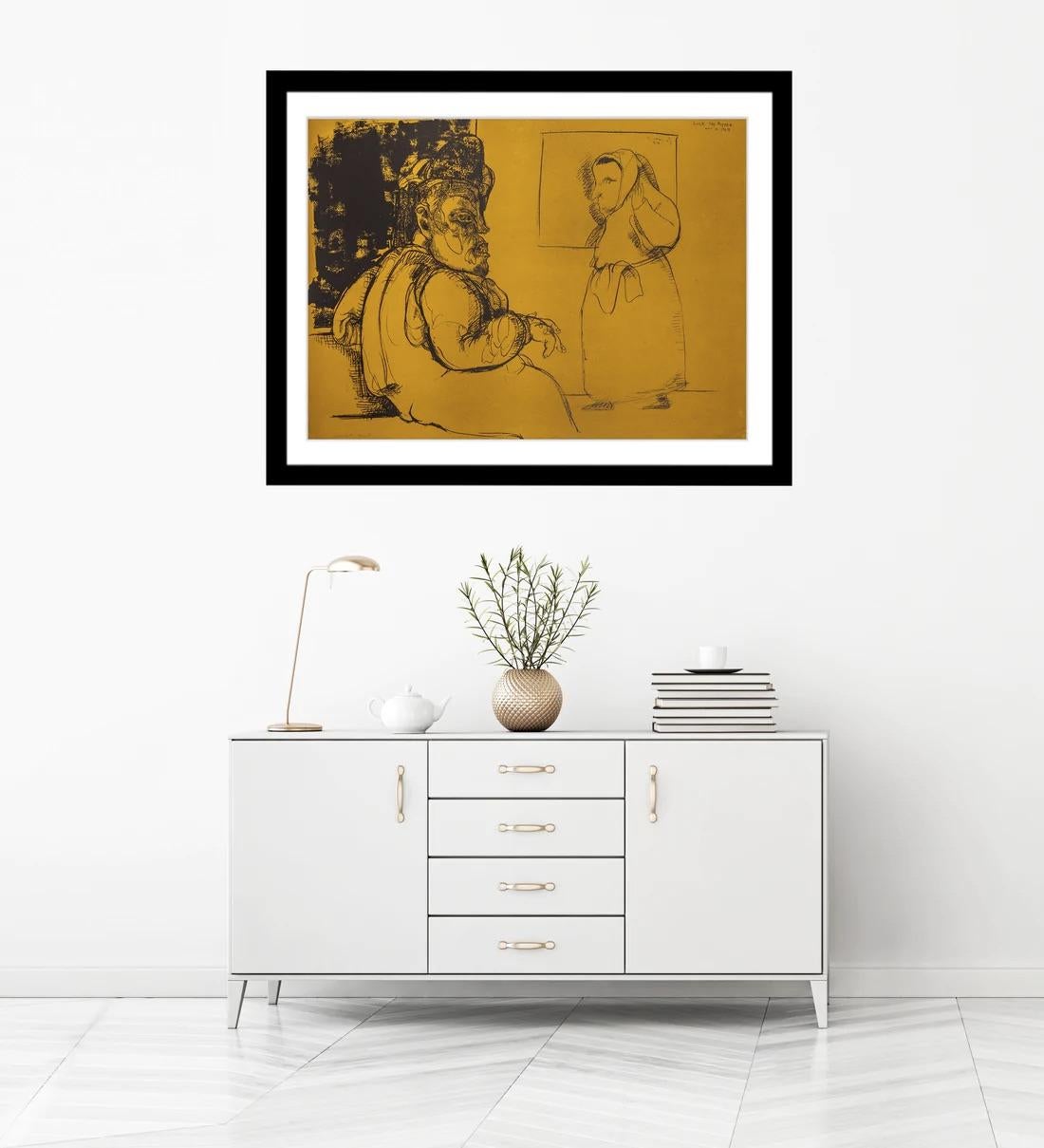 Artist: Jose Luis Cuevas

Medium: Original Lithograph, 1968

Dimensions: 20 x 30 in, 50.8 x 76.2 cm 