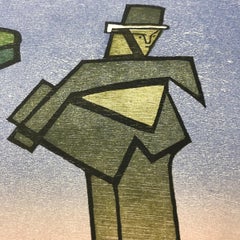 Jose Luis Cuevas, „Suite Sobre la Vida I“, Holzschnitt, 22x29.9 Zoll, 2005