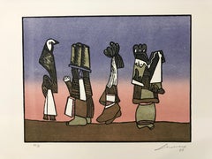 JOSE LUIS CUEVAS, Suite "About Life VI", Mexican Master Fine Art Woodcut Signed