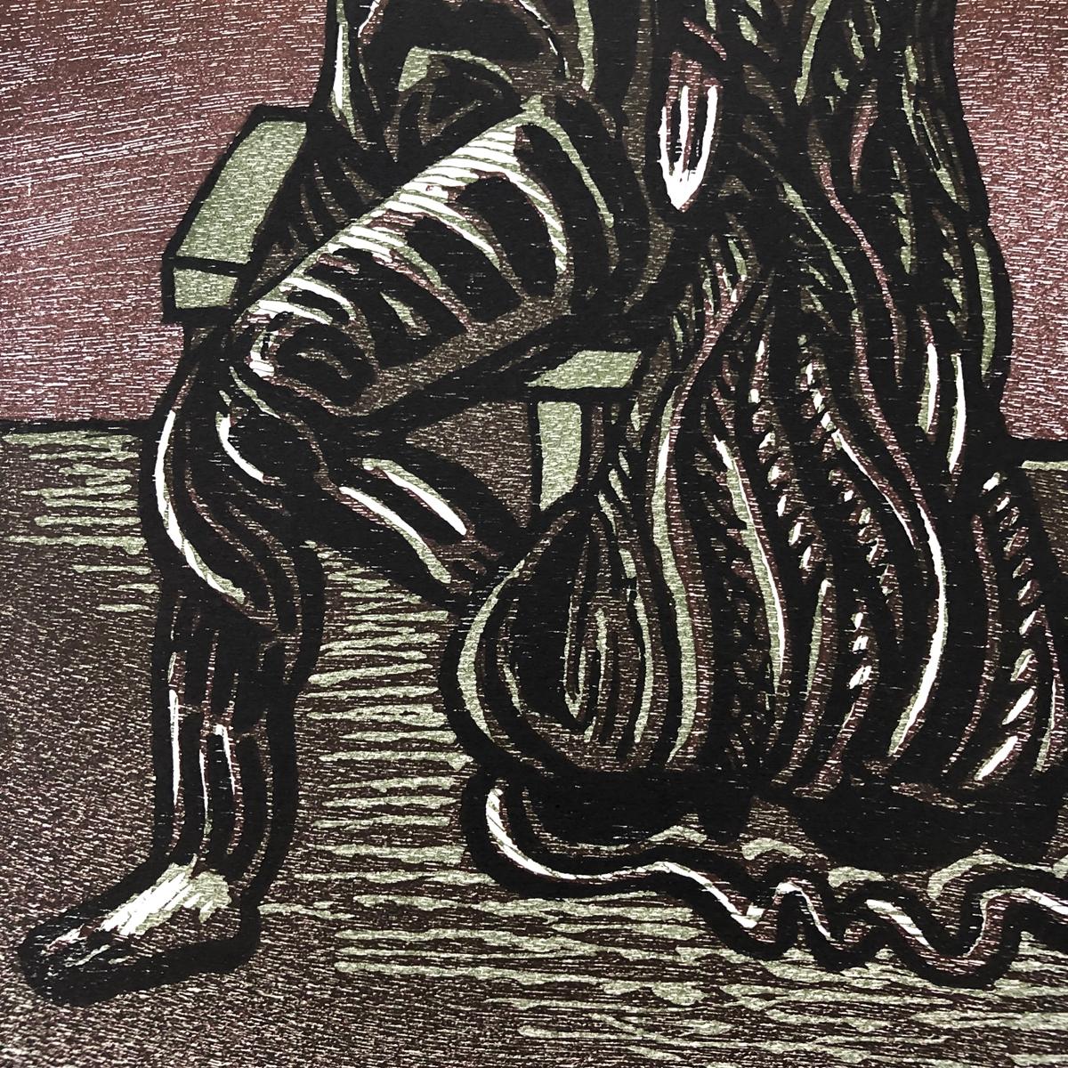 Jose Luis Cuevas, 'Suite Sobre la Vida VII', 2005, Woodcut, 22x29.9 in For Sale 1