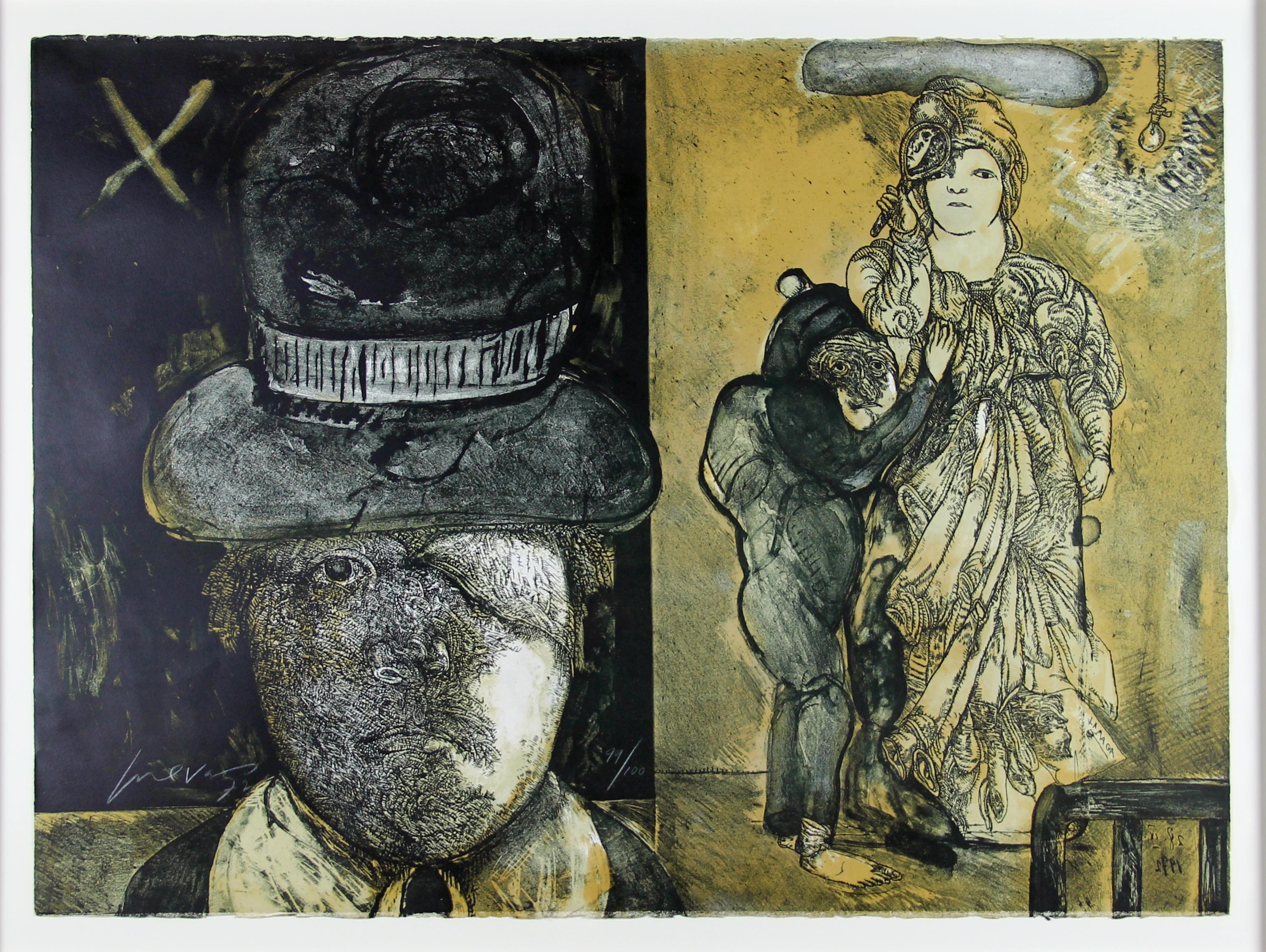 The Maga (La sorcière) - Print de José Luis Cuevas