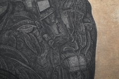 Marquez de Sade, Surrealist Etching by Jose Luis Cuevas