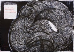 "Placard Cuevas-Paz 1976", José Luis Cuevas, Octavio Paz, Lithograph