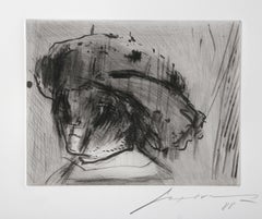 Rembrandt enfant, gravure de Jose Luis Cuevas