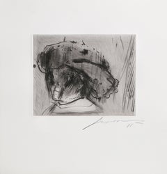 Rembrandt enfant, gravure de Jose Luis Cuevas