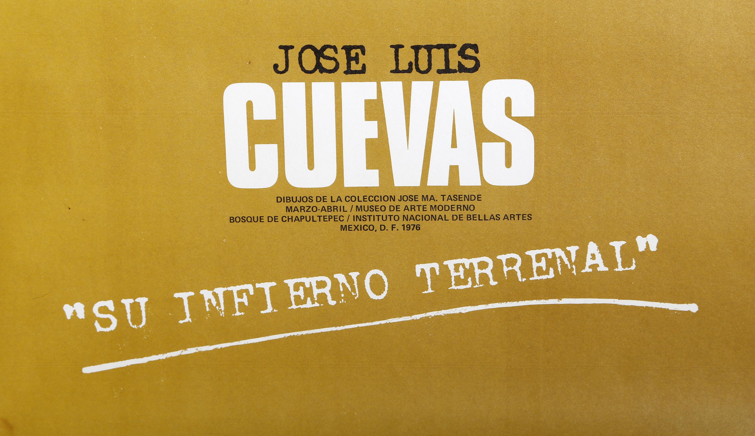 Su Infierno Terrenal, affiche surréaliste de José Luis Cuevas en vente 2