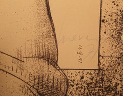 Los Gigantes, Litografía de José Luis Cuevas