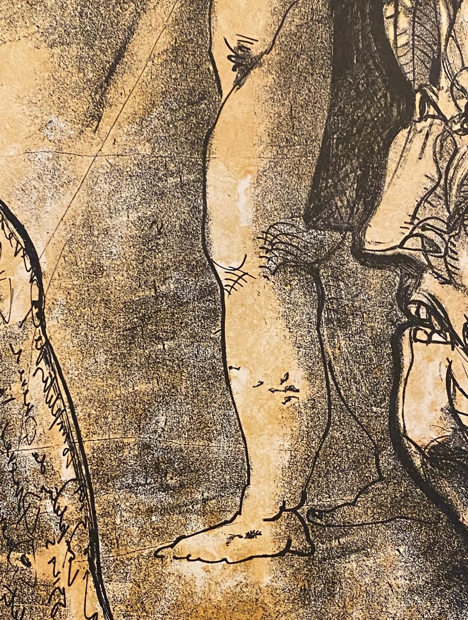 José Luis Cuevas Signed Limited Ed. Mexican Lithograph Lo Feo de Este Mundo III For Sale 3