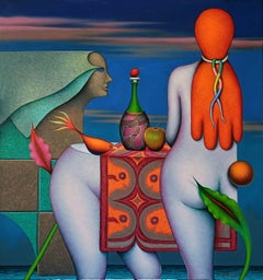 Maniquies, Pintura, Óleo sobre lienzo
