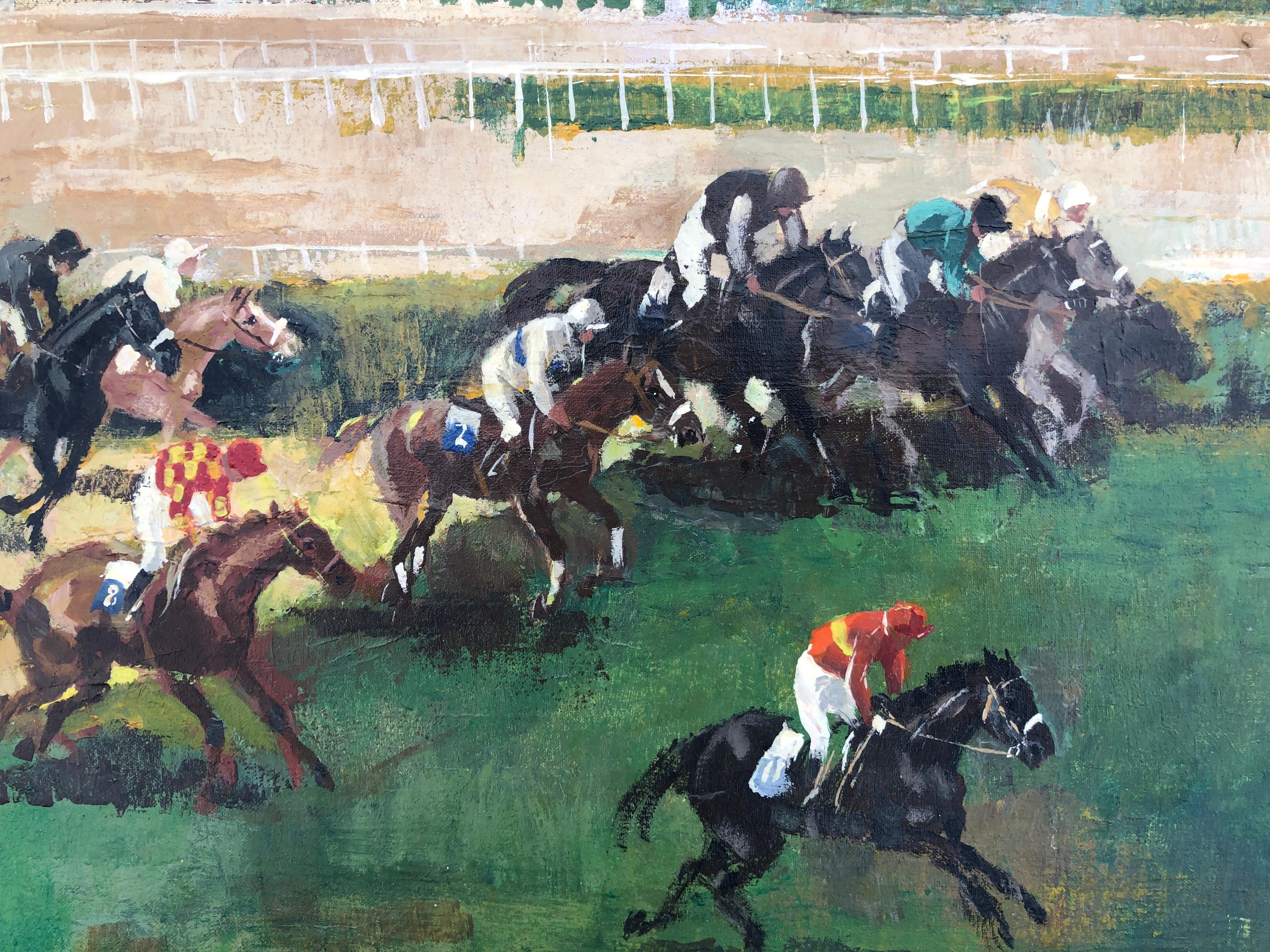 horse racing paintings