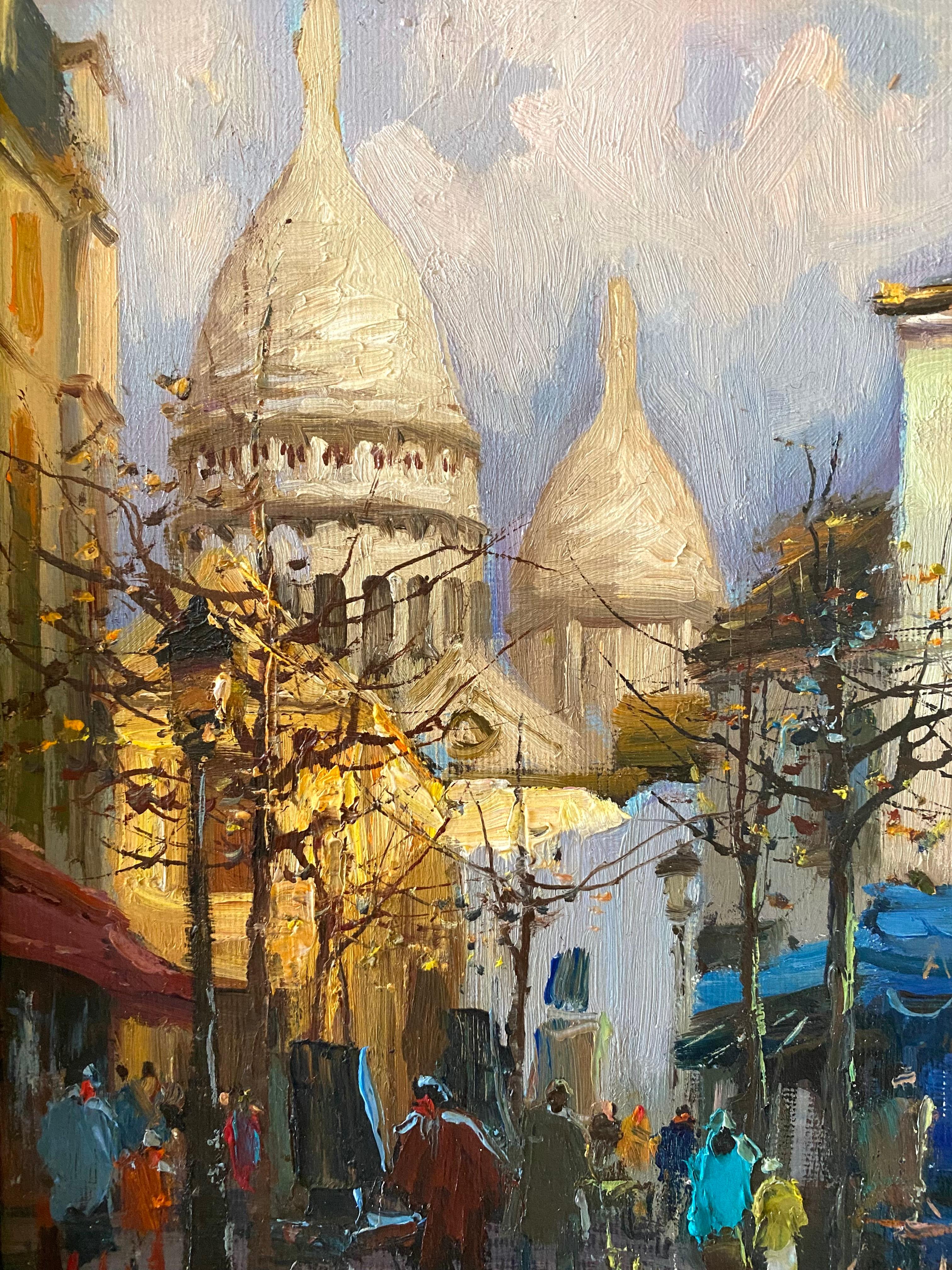 “Place du Tertre,  Montmartre, Paris” For Sale 7