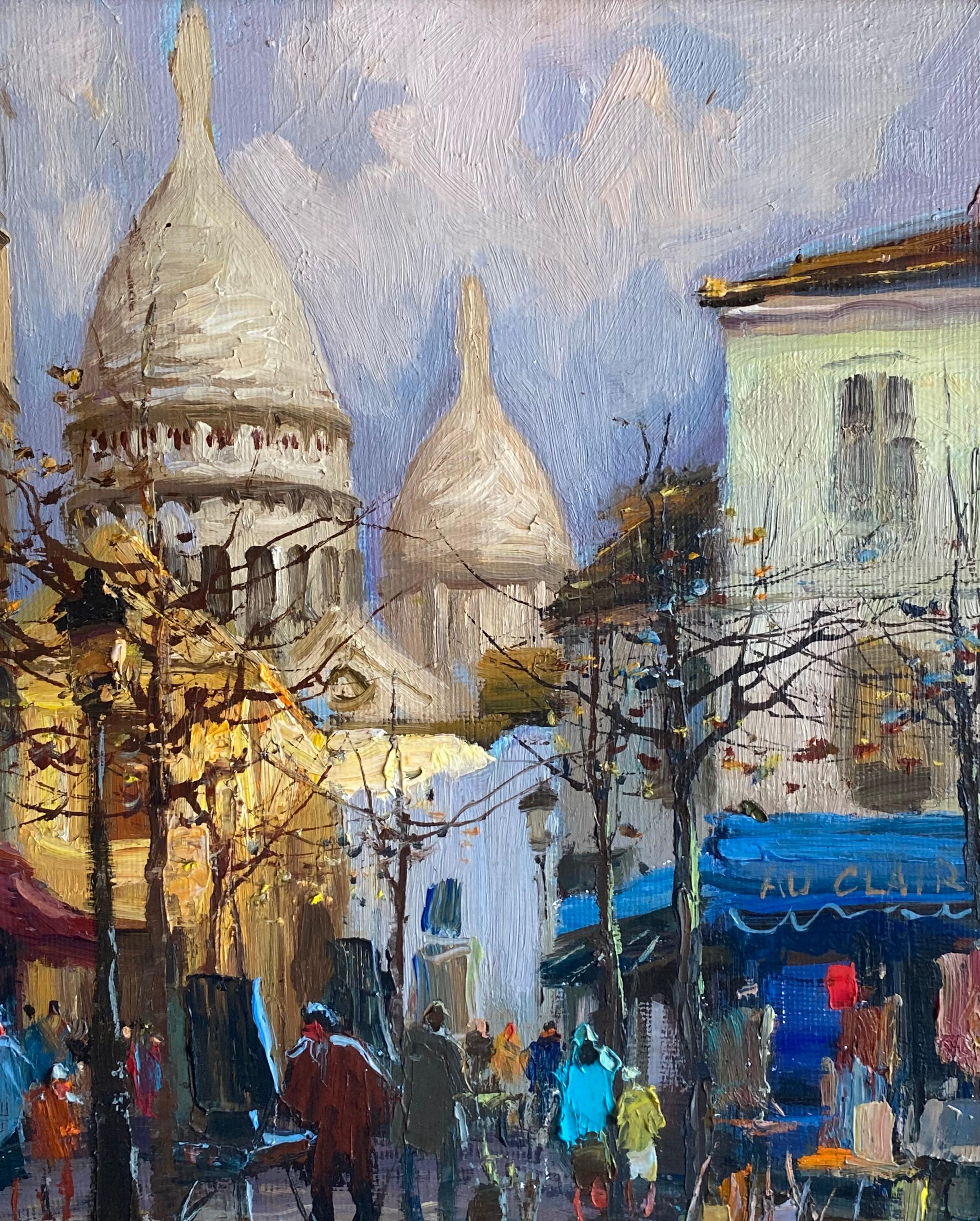 “Place du Tertre,  Montmartre, Paris” For Sale 1