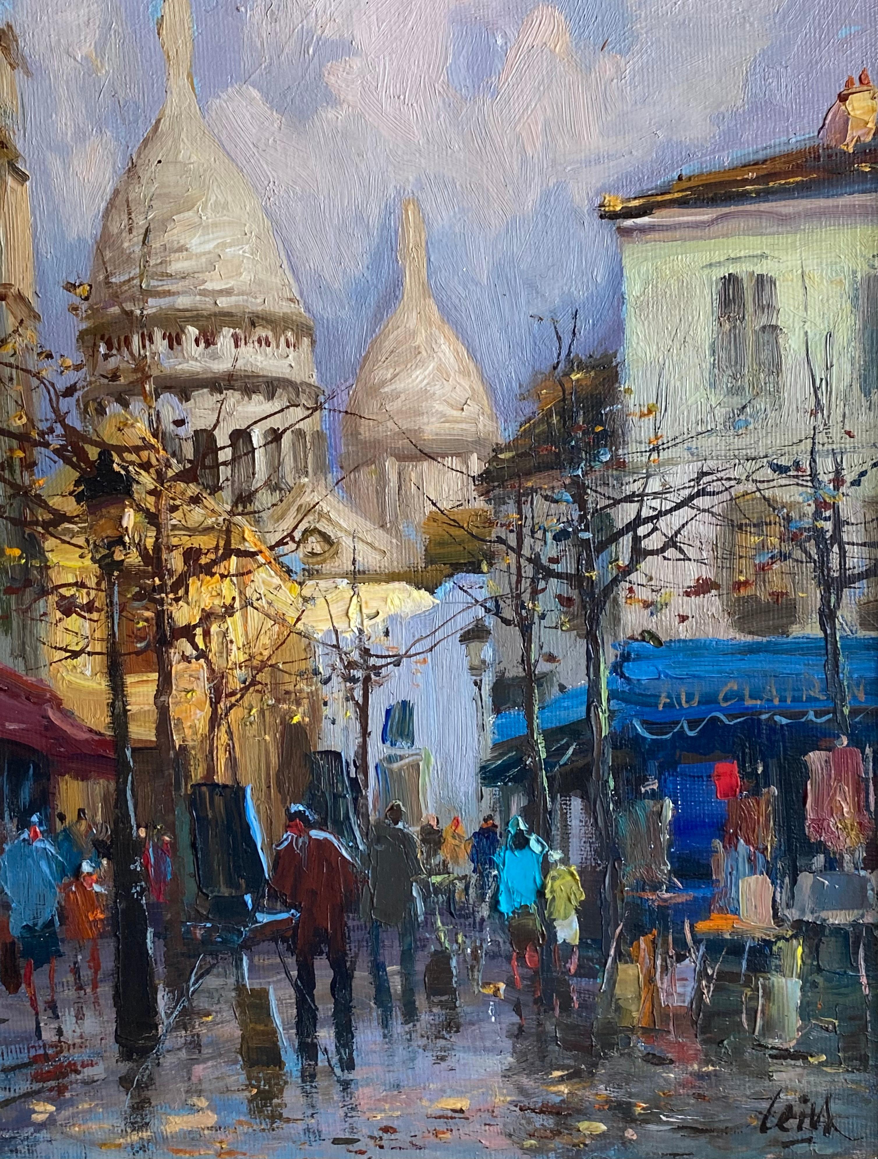 “Place du Tertre,  Montmartre, Paris” For Sale 2