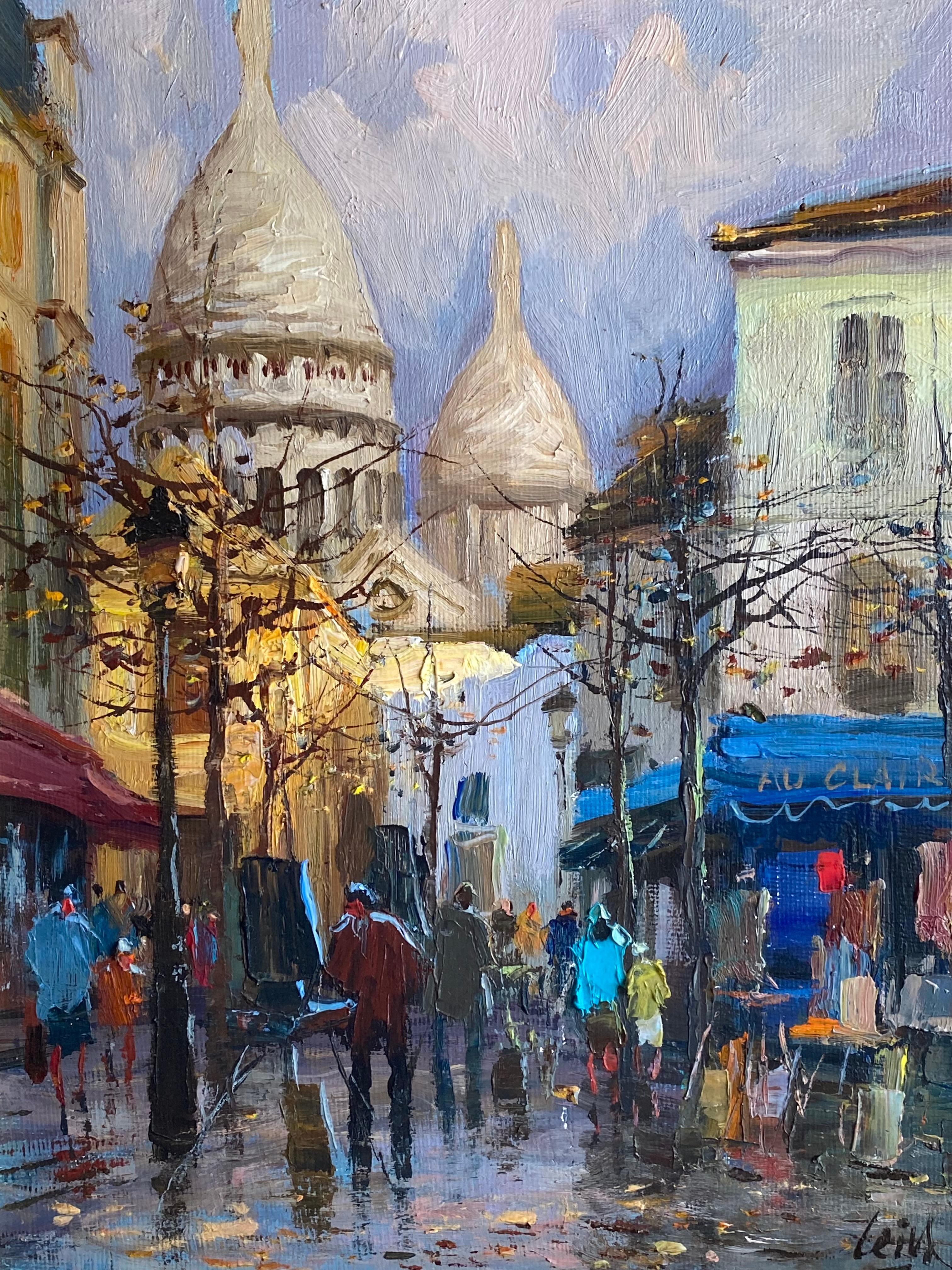 “Place du Tertre,  Montmartre, Paris” For Sale 3